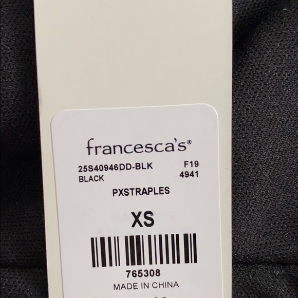 NWT Francesca’s Strapless Fit and Flare Dress - Picture 10 of 10
